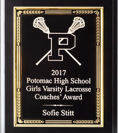 ALP 7 X 9 Lacrosse Plaque